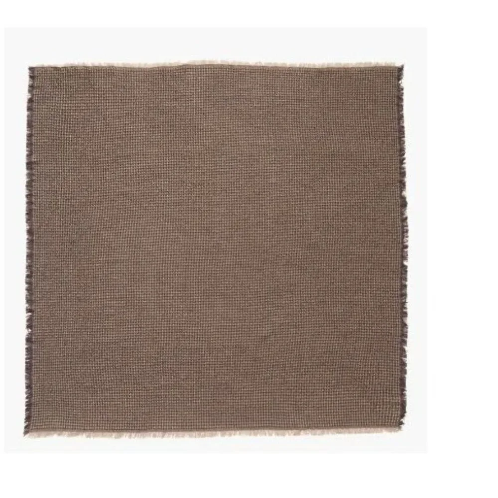 Treasure & Bond Thermal Knit Scarf, Brown/Taupe, One Size